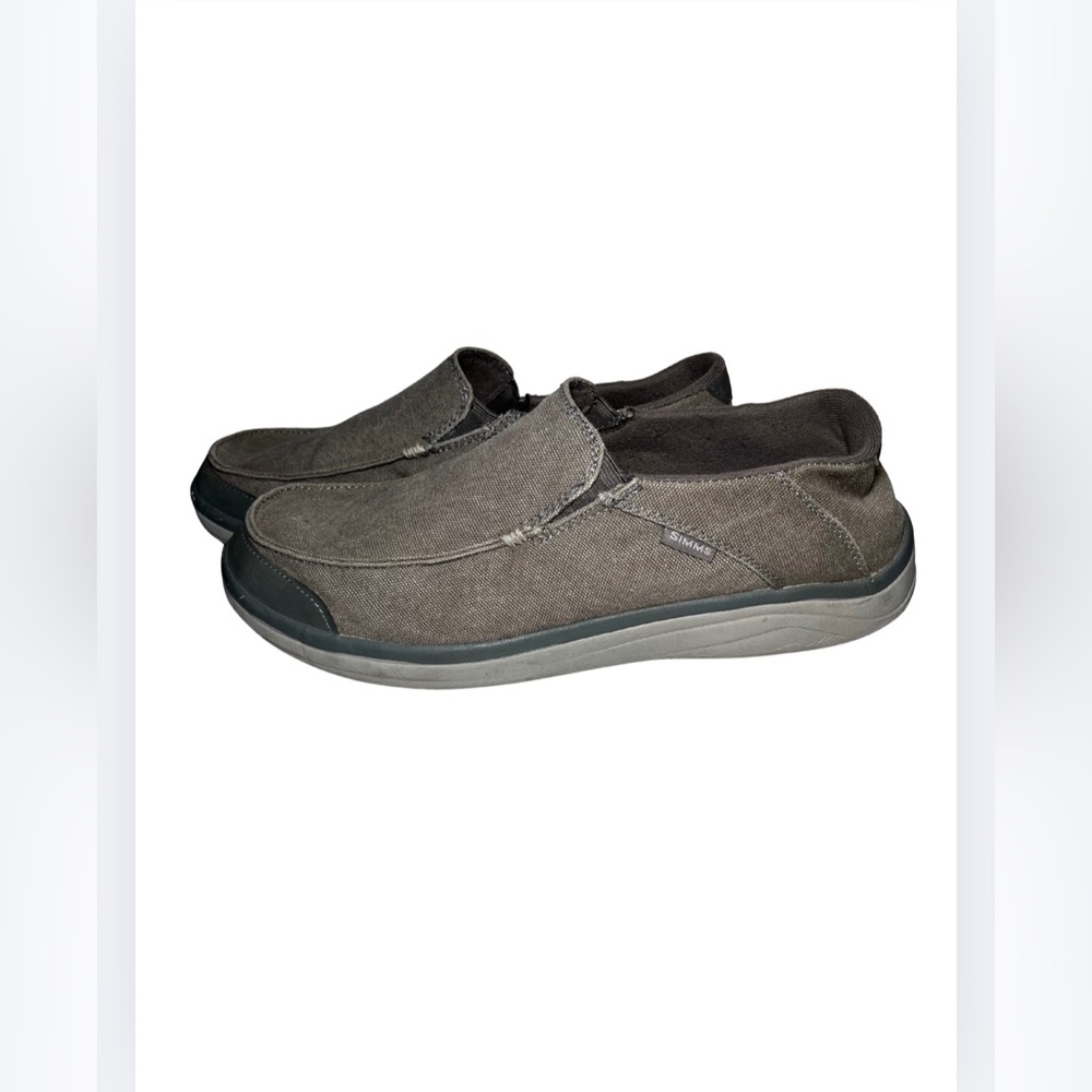 Simms Men's Slip-On Loafers - Brown and Gray